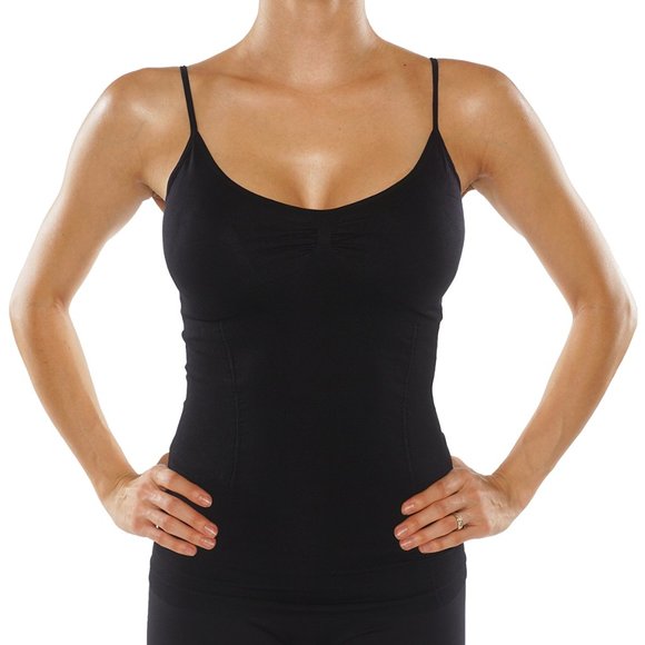 Tank Top Attached Bra adjustable straps - Picture 3 of 4